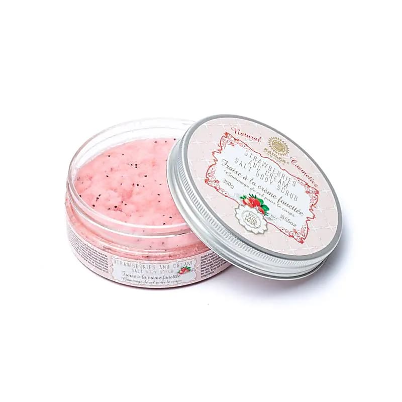 scrub corpo sale fragola panna aperto